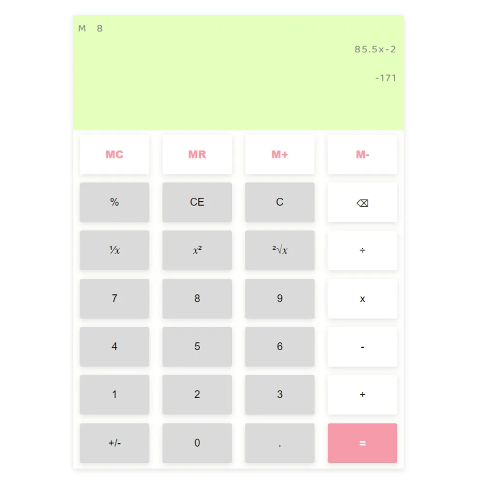 calculator app screenshot